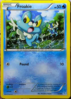 Froakie - 11/30 - XY Trainer Kit: Pikachu Libre & Suicune Pokemon 2016 - Image 1