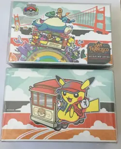 Pokemon 2016 World Championships Double Deck Box Pikachu San Francisco SEALED - Image 1
