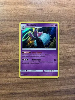 💎Toxapex 63/149 Sun & Moon Base Pokemon TCG Set Holo LP - Image 1
