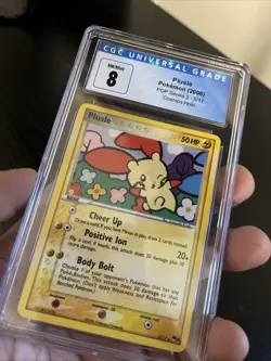 Plusle - CGC 8 NEAR MINT 5/17 Pop Series 3 Holo Rare Pokemon 2006 - Image 3