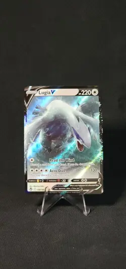 Pokemon Lugia V 138/195 Swsh12: Sword & Shield - Silver Tempest Holo NM - Image 1