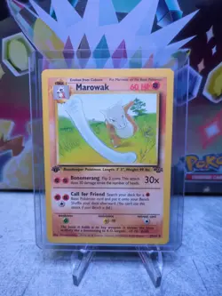 1999 Pokemon Jungle - 39/64 Marowak 1st Edition - LP - Image 1