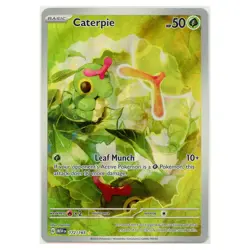 2023 Pokemon Caterpie Scarlet & Violet 151 Illustration Rare #172/165 Near Mint - Image 1