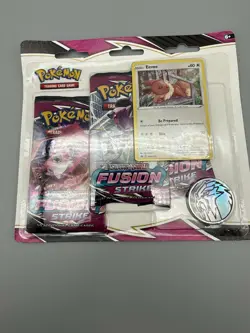 Pokemon TCG Sword & Shield Fusion Strike 3-Pack Blister Eevee & Espeon Set Of 2 - Image 4