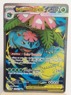 Pokemon TCG Ultra Rare Mega Venusaur Ex #155/132 Mega Evolution - Image 4