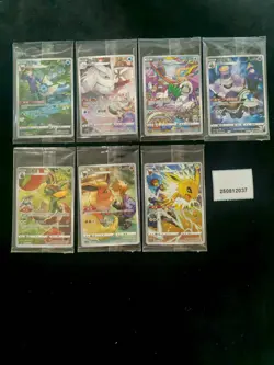 Pokemon Sealed Vaporeon & Flareon Set Lots 7 S.Chinese - Image 1