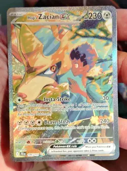 Pokemon TCG Hop's Zacian EX Sir 186/159 Journey Together Sv09 - Image 1