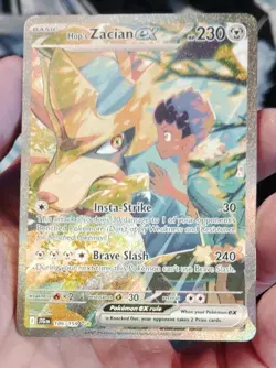 Pokemon TCG Hop's Zacian EX Sir 186/159 Journey Together Sv09 - Image 2