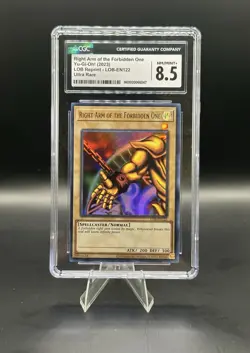 Right Arm of the Forbidden One Yu-Gi-Oh! (2023) LOB RP LOB-EN122 Ultra Rare - Image 1