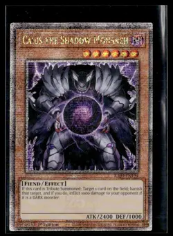 2024 YuGiOh Quarter Century Bonanza QCSR 1st Edition Caius the Shadow Monarch - Image 1