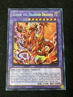 Albion the Branded Dragon - MP22-EN076 - Prismatic Secret Rare - 1st Edition LP - Image 1