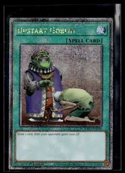 2024 YuGiOh Quarter Century Bonanza QCSR 1st Edition Upstart Goblin RA03-EN096 - Image 1