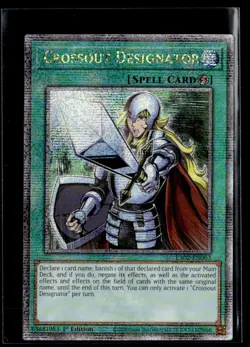 2024 YuGiOh 25th Anniversary Rarity Collection II QCSR 1st Edition Crossout - Image 1