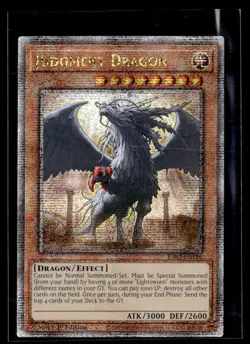 2024 YuGiOh Quarter Century Bonanza QCSR 1st Edition Judgment Dragon RA03-EN196 - Image 1