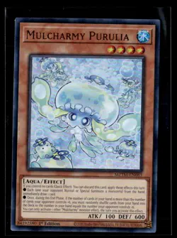 2025 YuGiOh Maze of the Master Ultra Rare 1st Edition Mulcharmy Purulia - Image 1