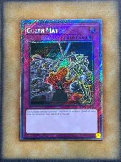 Yugioh Gozen Match RA04-EN134 Platinum Secret Rare 1st Ed NM - Image 1