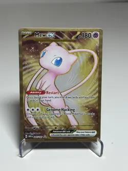 Mew ex NM Metal Promo Card 205/165 Ultra Premium Collection UPC Pokemon 151 NM - Image 1