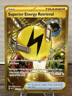 Pokemon TCG - Superior Energy Retrieval 277/193 Paldea Evolved Secret Rare Card - Image 1