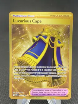 Pokemon Cards Luxurious Cape 265/182 Gold Secret Rare Paradox Rift - (NM) - Image 1
