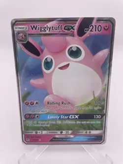 Wigglytuff GX 42/68 - Pokemon TCG Hidden Fates Ultra Rare Holo Card NM - Image 1