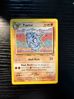 PUPITAR 45/75 - UNCOMMON - Neo Discovery - VINTAGE WOTC Pokemon Card - NM - Image 2