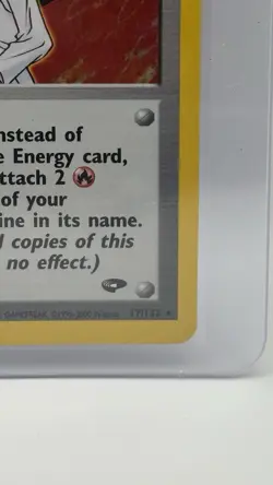 Pokemon TCG Blaine Trainer Gym Challenge Holo Card 17/132 Unlimited Rare NM - Image 5
