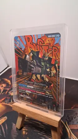 GUNDAM TCG CARD GAME BUSTER GUNDAM GD01-046 LR+ HOIL FOIL ENGLISH NEWTYPE RISING - Image 2