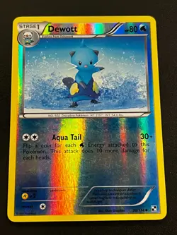 Dewott 30/114 - Black & White Reverse Holo Pokemon TCG Card LP - Image 1
