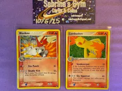 Blaziken Combusken Holo Pop Series 1 4 Promo Rare Pokemon Cards - Image 1