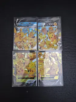 Pikachu V-Union - SWSH139-142 - Pokemon TCG: Celebrations Promo 4 Card Set - Image 1