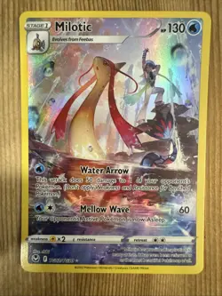 Milotic TG02/TG30 Silver Tempest Full Art Trainer Gallery Pokemon Card NM - Image 1