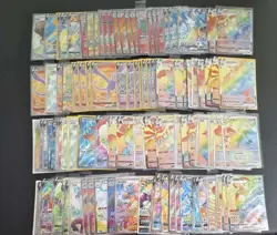 100 Lot Sr HR Holo Pokemon Chinese Card Alt Art Reshiram Dragonite -SQ - Image 1