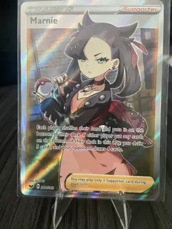 Marnie 200/202 Ultra Rare Sword & Shield Base Set Pokemon Card NM/M - Image 2