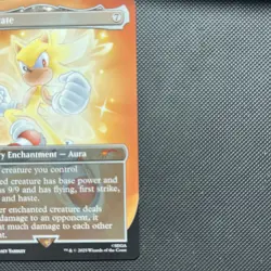 Super State #2081 Sonic Secret Lair MTG Regular Card In Hand Ready To Ship - Image 4