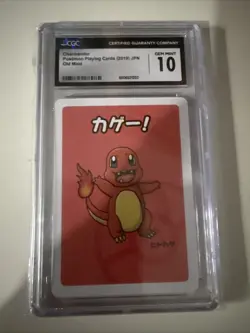2019 Pokemon Charmander Old Maid Card Baba Nuki Ooyama Art, CGC 10 Gem Mint - Image 1