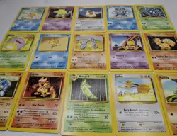 Vintage Pokemon TCG Card Lot of 15 WOTC Base Set - NM/LP - Image 2