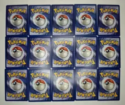 Vintage Pokemon TCG Card Lot of 15 WOTC Base Set - NM/LP - Image 3