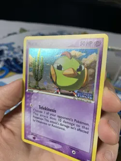 Pokemon Card Ex Unseen Forces Natu 63/115 2005 Reverse Holo - Image 2