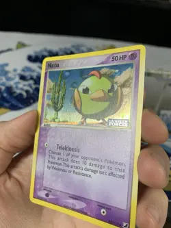 Pokemon Card Ex Unseen Forces Natu 63/115 2005 Reverse Holo - Image 3