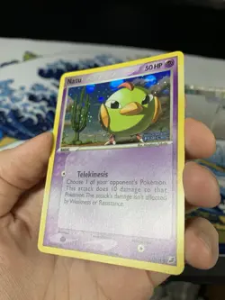 Pokemon Card Ex Unseen Forces Natu 63/115 2005 Reverse Holo - Image 4