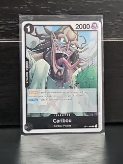 One Piece TCG Caribou Card OP11-060 Pirates Character - Image 1