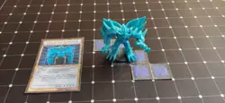 Yugioh Dungeon Dice Monsters obelisk the tormentor custom DDM custom figure card - Image 3