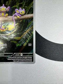 Pokemon TCG Aipom Paradox Rift 211/182 Holo Illustration Rare Card NM - Image 4