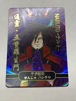 Madara Uchiha Naruto Manga Style ACG Goddess Story Waifu Card Holo Anime Art Hot - Image 5