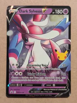Dark Sylveon V SWSH134 SWSH: Sword & Shield Promo Cards Holo - Image 1
