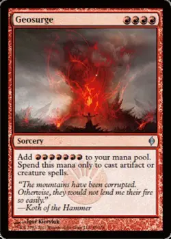 Geosurge x1 NM Magic the Gathering 1x New Phyrexia mtg card - Image 1