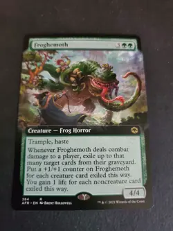 Froghemoth (384) Extended Art Adventures in the Forgotten Realms AFR MTG NM - Image 1