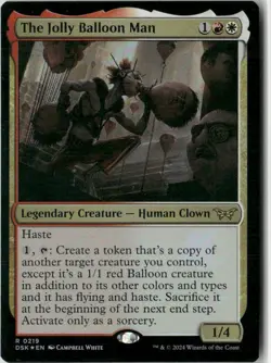 The Jolly Balloon Man 219 Foil NM MTG Duskmourn Magic - Image 1