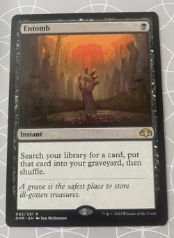 Entomb - Dominaria Remastered English MTG NM Rare - Image 1