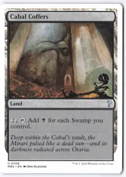 Cabal Coffers (White Border) U Mystery Booster 2 106 NM - Image 1